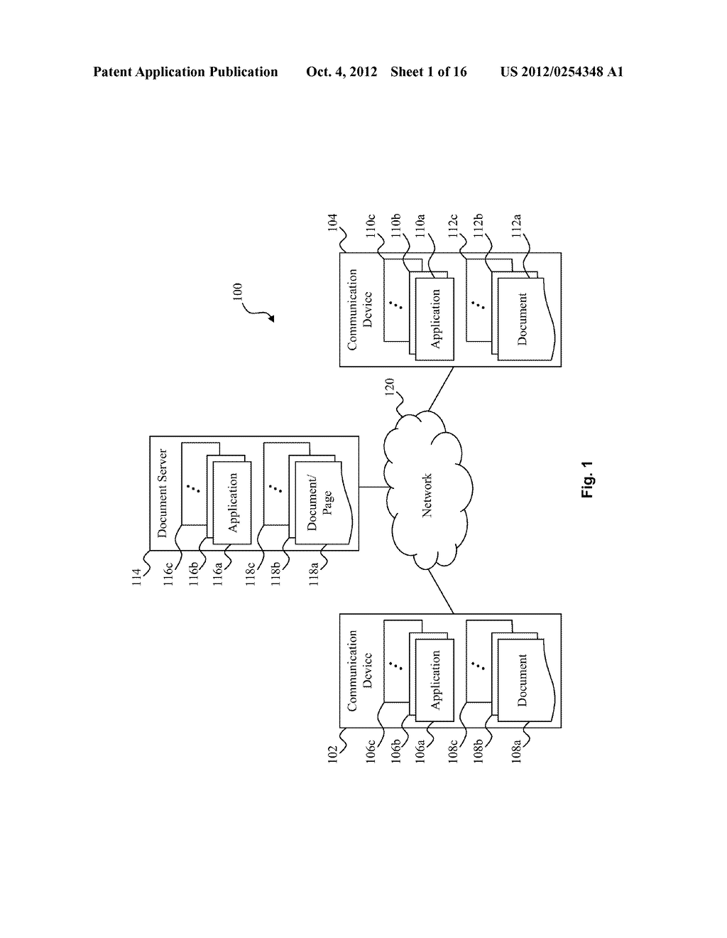 SYSTEM AND METHOD FOR SHARING UNSUPPORTED DOCUMENT TYPES BETWEEN     COMMUNICATION DEVICES - diagram, schematic, and image 02