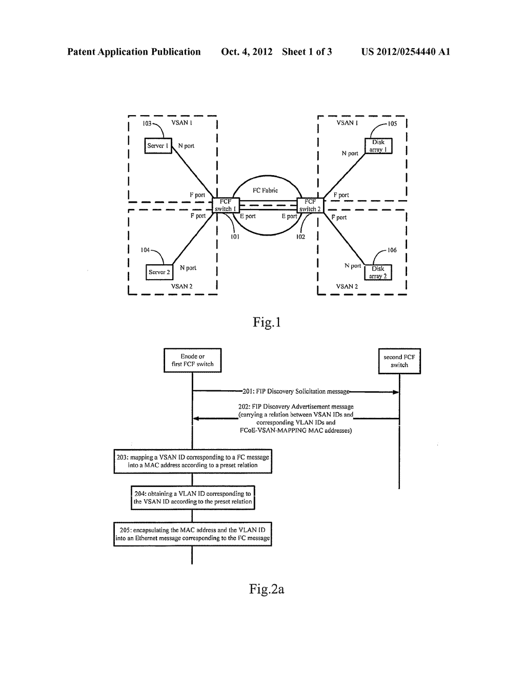 METHOD FOR ALLOCATING VIRTUAL LOCAL AREA NETWORK RESOURCES BY MAPPING VSAN     IDS TO MAC ADDRESSES AND RELATED FCOE DEVICE AND FCOE SYSTEM - diagram, schematic, and image 02