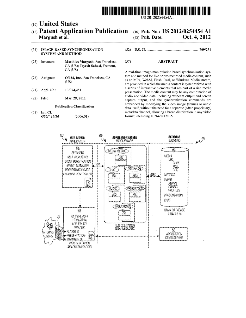 IMAGE-BASED SYNCHRONIZATION SYSTEM AND METHOD - diagram, schematic, and image 01