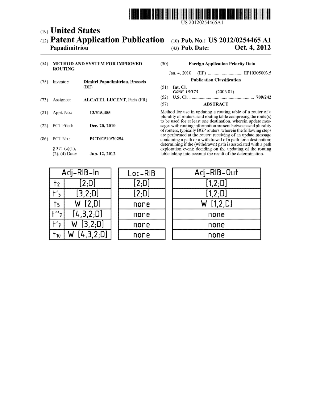 Method and system for improved routing - diagram, schematic, and image 01