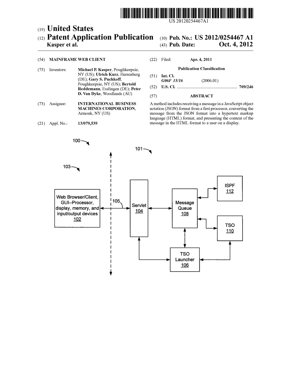 Mainframe Web Client - diagram, schematic, and image 01