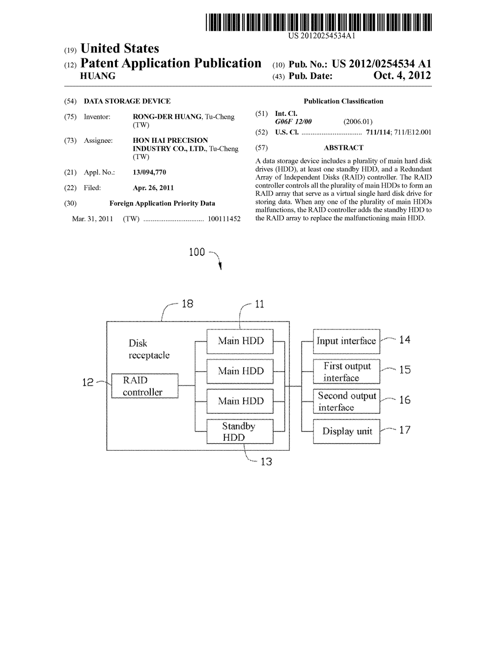 DATA STORAGE DEVICE - diagram, schematic, and image 01