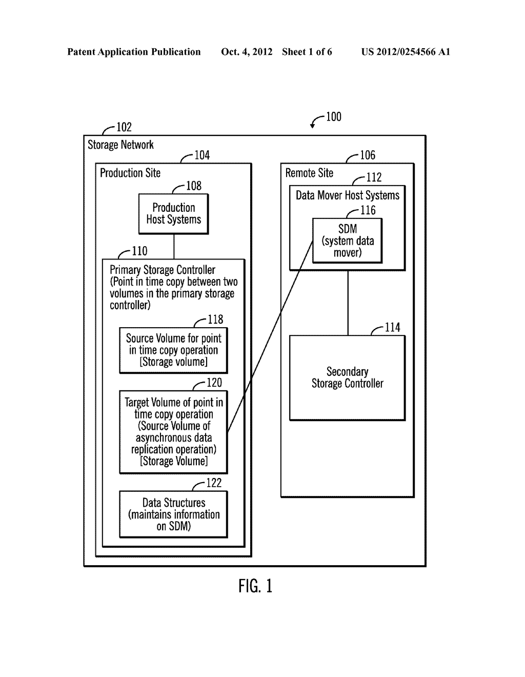 PREVENTION OF OVERLAY OF PRODUCTION DATA BY POINT IN TIME COPY OPERATIONS     IN A HOST BASED ASYNCHRONOUS MIRRORING ENVIRONMENT - diagram, schematic, and image 02