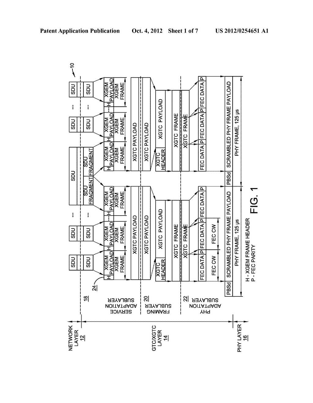 ERROR HANDLING IN A PASSIVE OPTICAL NETWORK - diagram, schematic, and image 02