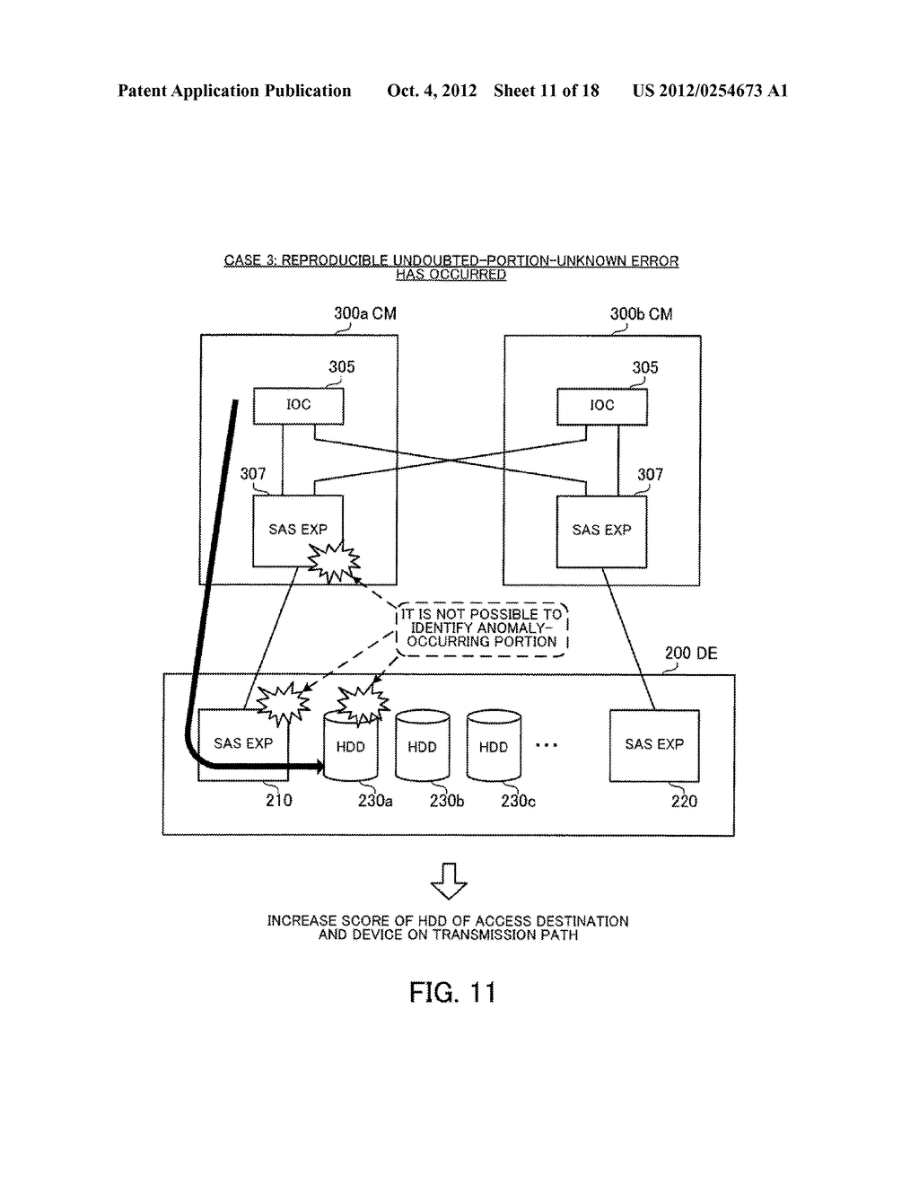 STORAGE SYSTEM AND METHOD FOR DETERMINING ANOMALY-OCCURRING PORTION - diagram, schematic, and image 12