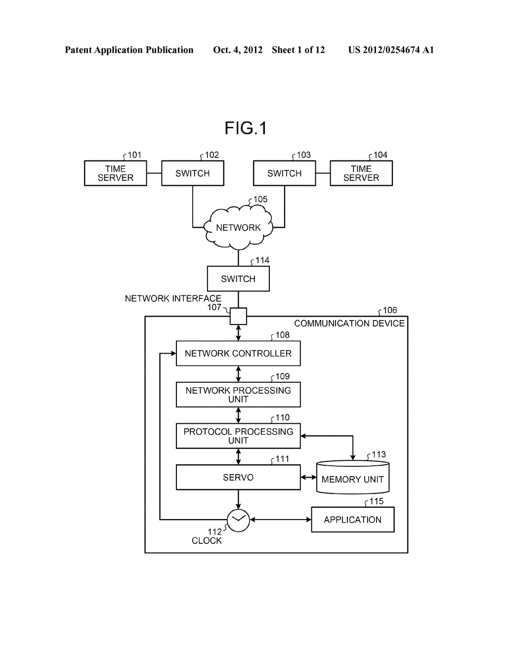 COMMUNICATION DEVICE AND TIME SYNCHRONIZATION SYSTEM - diagram, schematic, and image 02