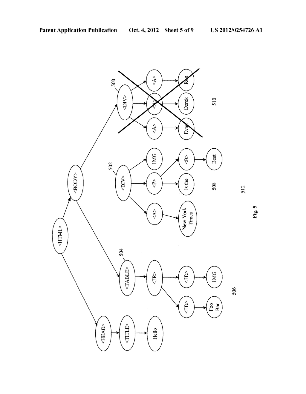 System and Method for Automatically Detecting and Extracting Semantically     Significant Text From a HTML Document Associated with a Plurality of HTML     Documents - diagram, schematic, and image 06