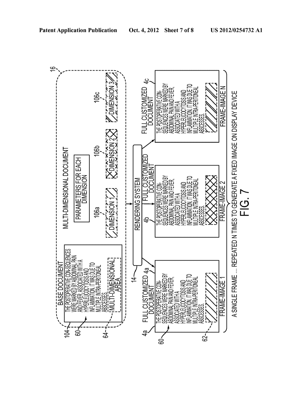 MULTI-DIMENSIONAL DOCUMENTS FOR PARALLEL CONTENT DISPLAY ON A SINGLE     SCREEN FOR MULTIPLE VIEWERS - diagram, schematic, and image 08