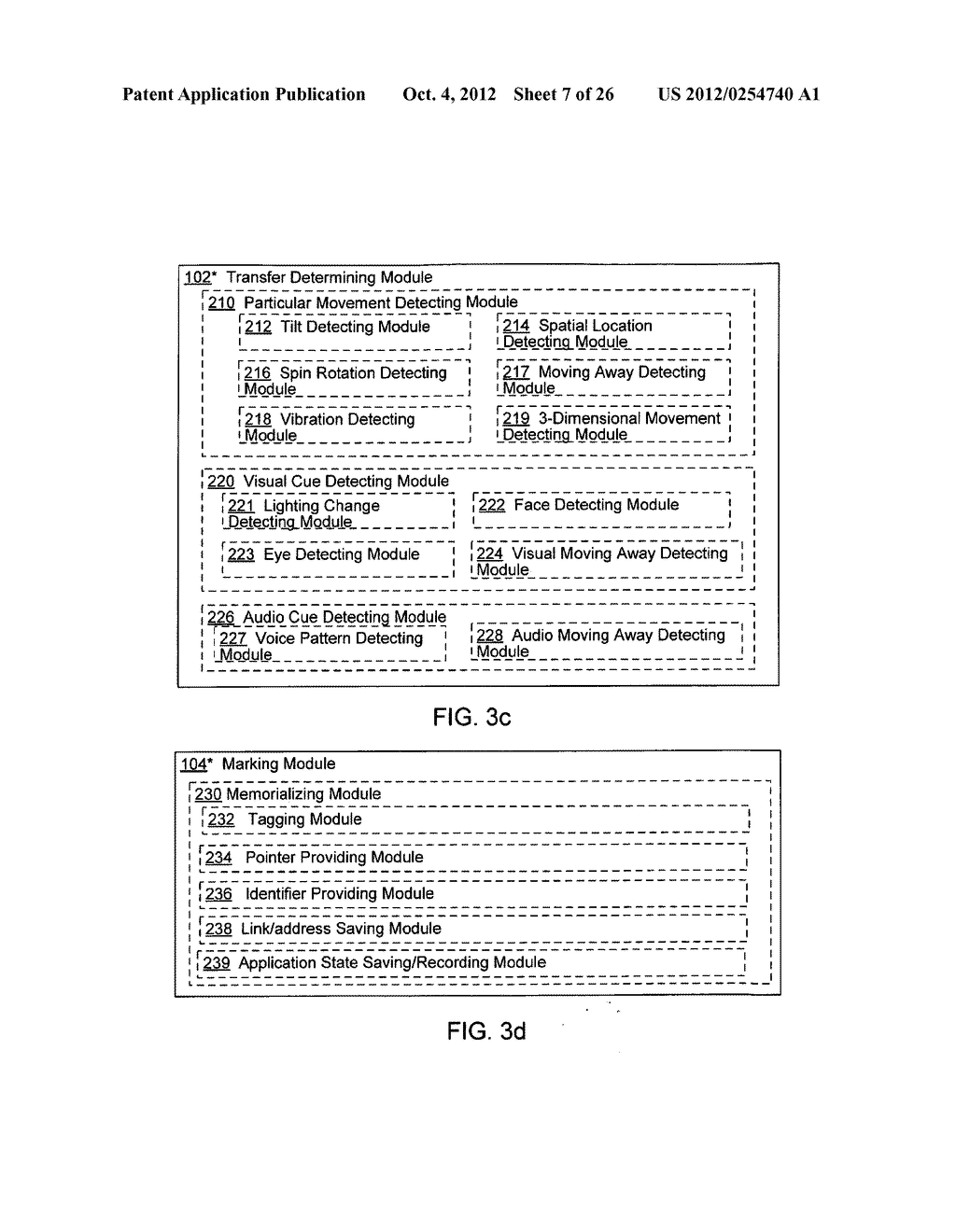 Marking one or more items in response to determining device transfer - diagram, schematic, and image 08