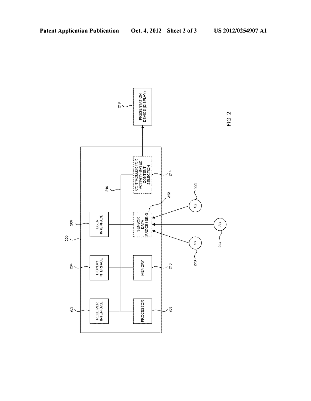 SYSTEM AND METHOD FOR SELECTING AUDIO/VIDEO CONTENT FOR PRESENTATION TO A     USER IN RESPONSE TO MONITORED USER ACTIVITY - diagram, schematic, and image 03