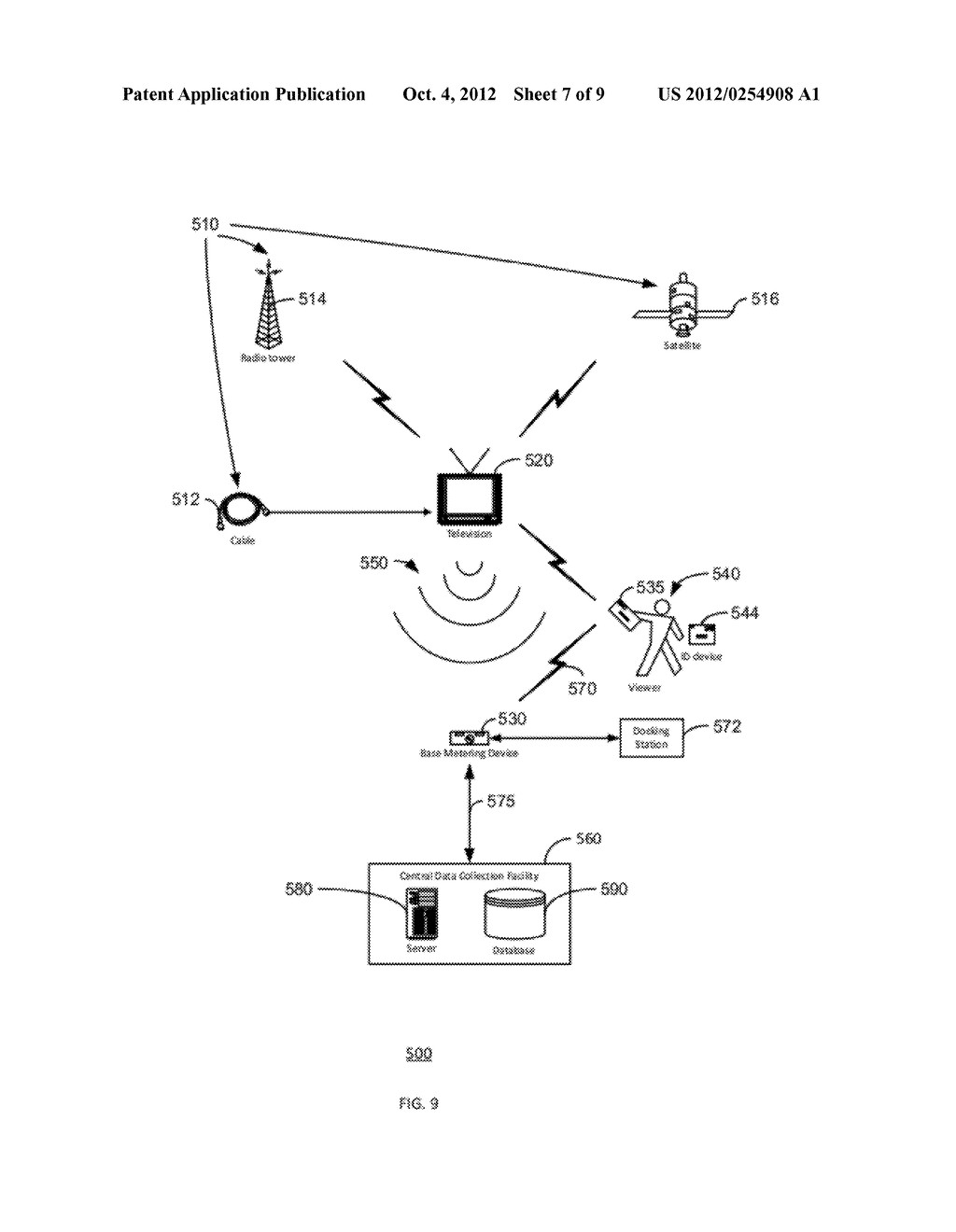 METHODS AND APPARATUS TO COLLECT AUDIENCE INFORMATION ASSOCIATED WITH A     MEDIA PRESENTATION - diagram, schematic, and image 08