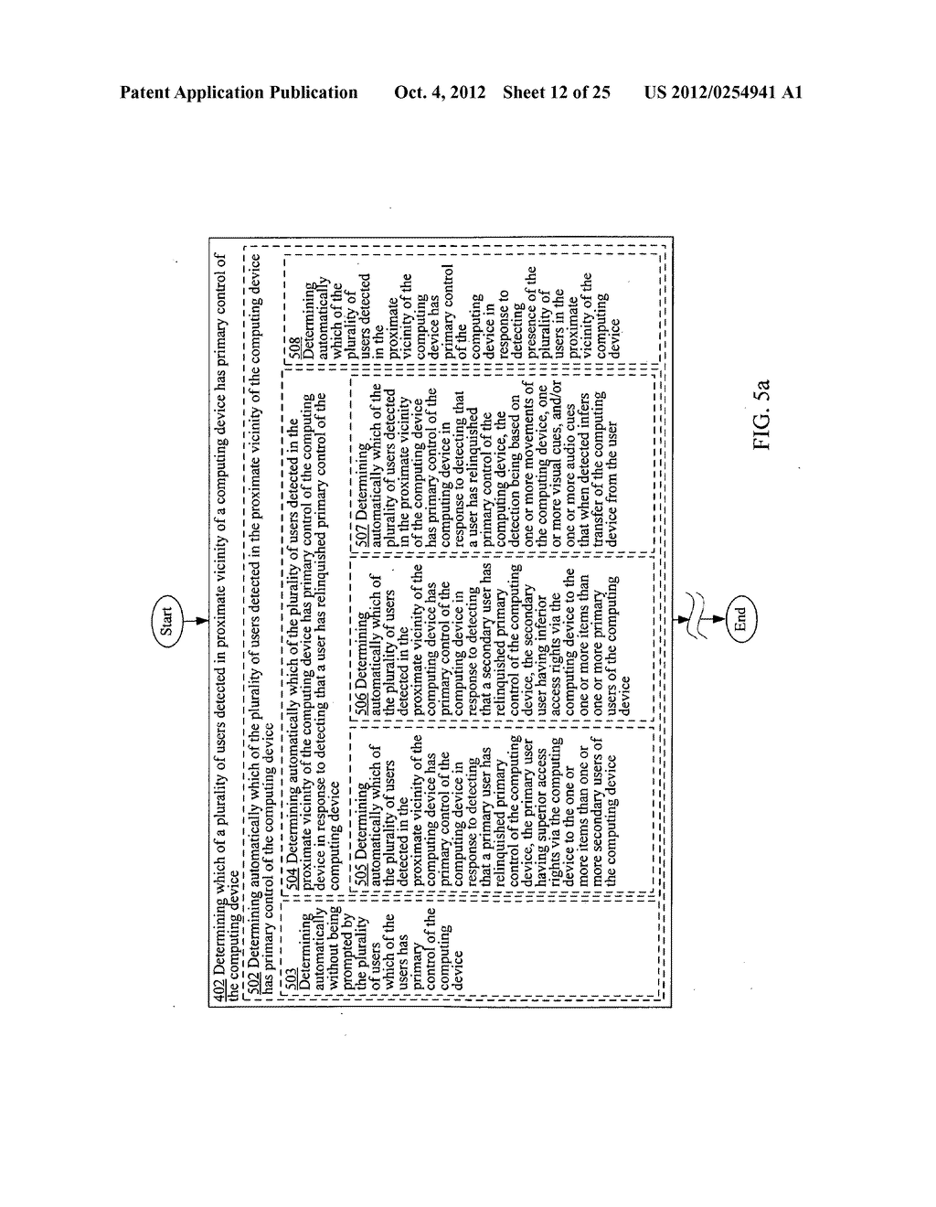 Providing particular level of access to one or more items in response to     determining primary control of a computing device - diagram, schematic, and image 13