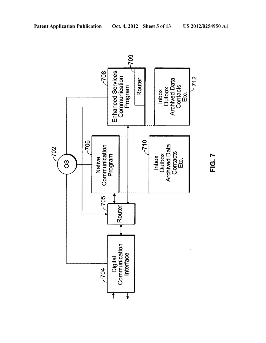 Delivery control for messages communicated among end user communication     devices - diagram, schematic, and image 06
