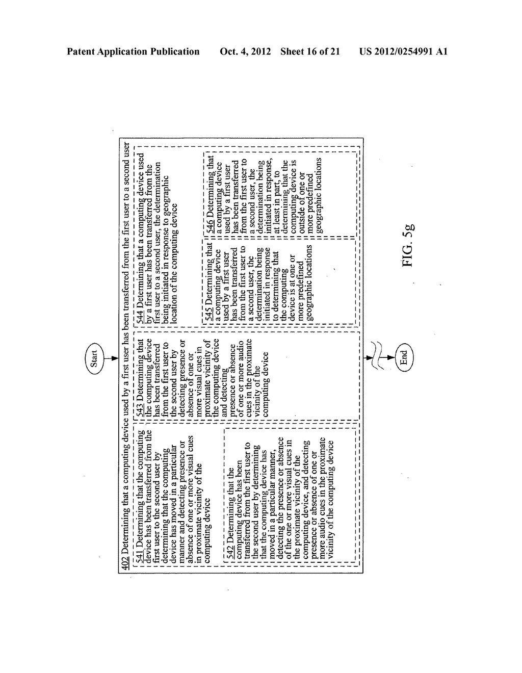 Access restriction in response to determining device transfer - diagram, schematic, and image 17