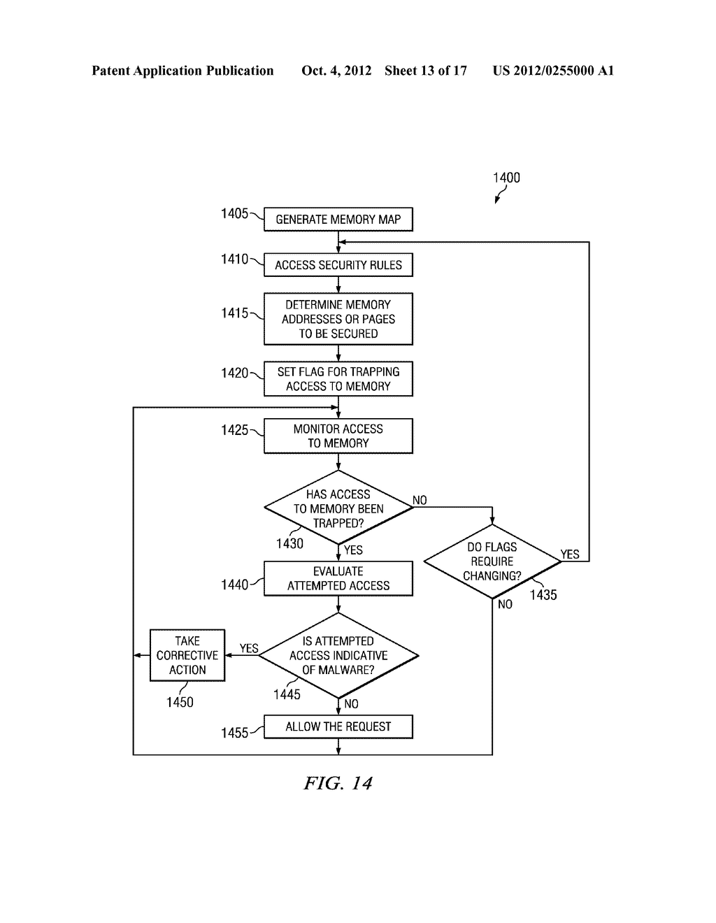 SYSTEM AND METHOD FOR BELOW-OPERATING SYSTEM TRAPPING AND SECURING OF     INTERDRIVER COMMUNICATION - diagram, schematic, and image 14