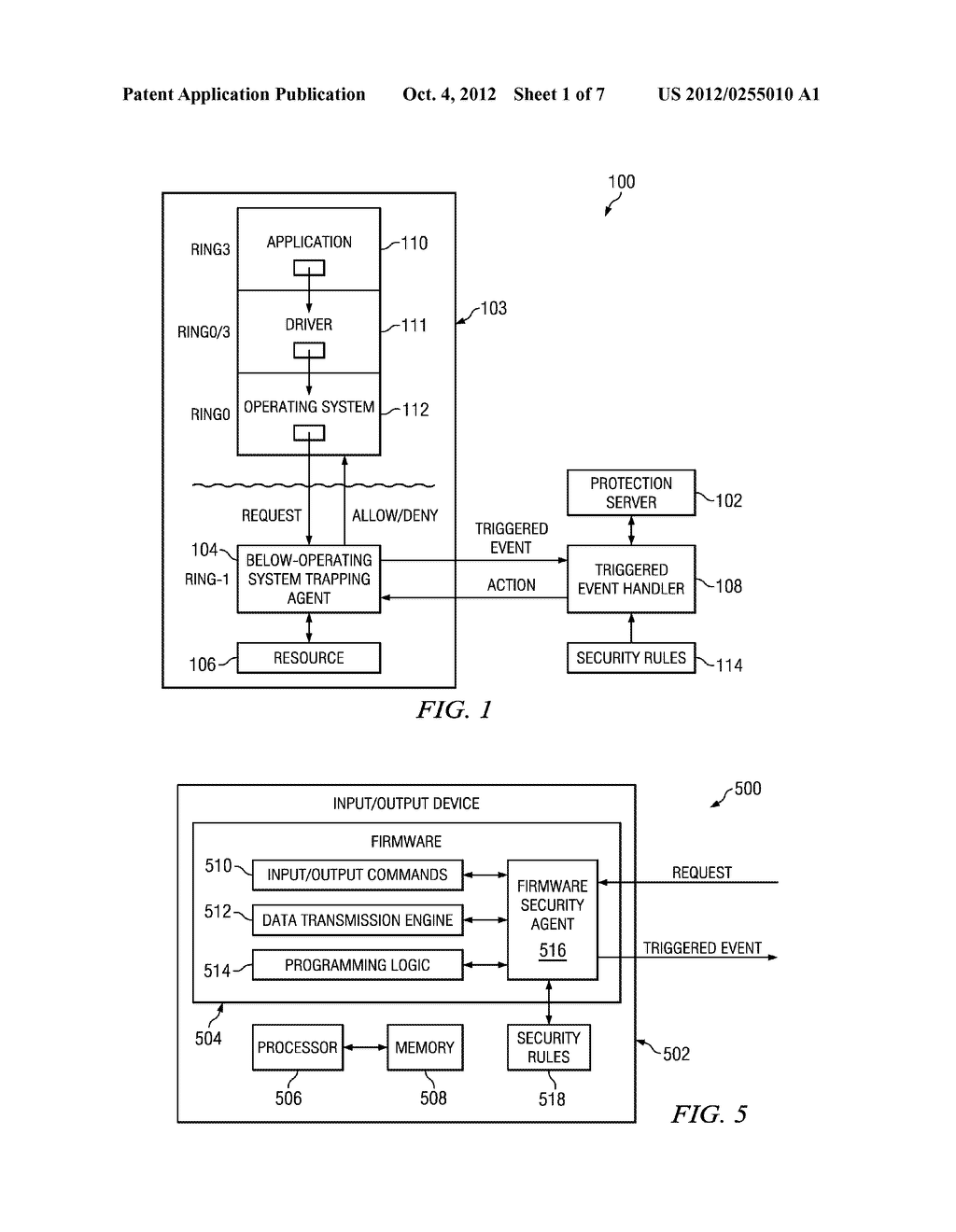 SYSTEM AND METHOD FOR FIRMWARE BASED ANTI-MALWARE SECURITY - diagram, schematic, and image 02