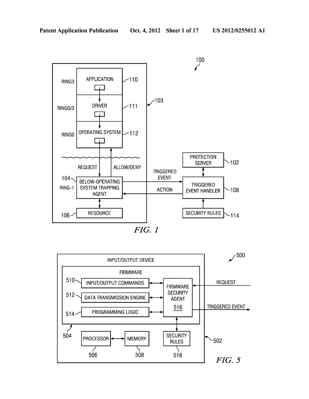 SYSTEM AND METHOD FOR BELOW-OPERATING SYSTEM REGULATION AND CONTROL OF     SELF-MODIFYING CODE - diagram, schematic, and image 02