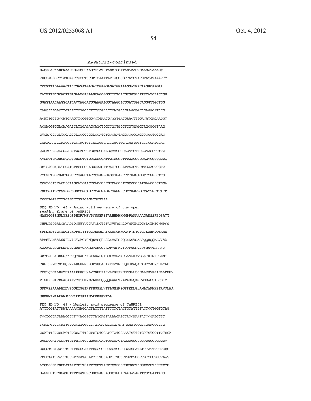 NUCLEIC ACID MOLECULES ENCODING WRINKLED1-LIKE POLYPEPTIDES AND METHODS OF     USE IN PLANTS - diagram, schematic, and image 63