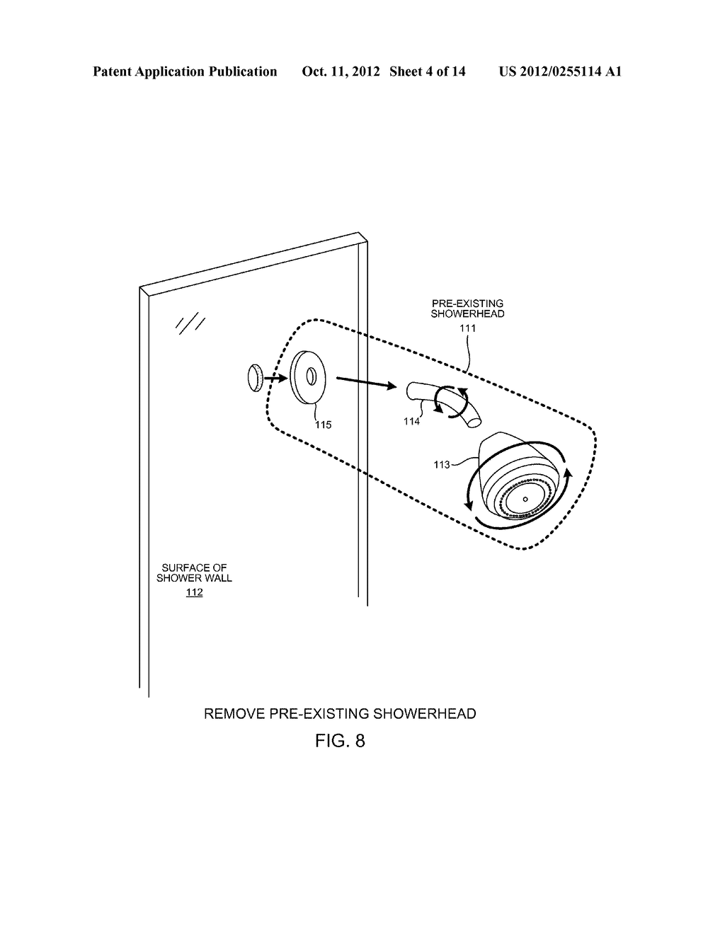 PRE-PLUMBED SHOWER PANEL WITH CLUSTERED JETS - diagram, schematic, and image 05