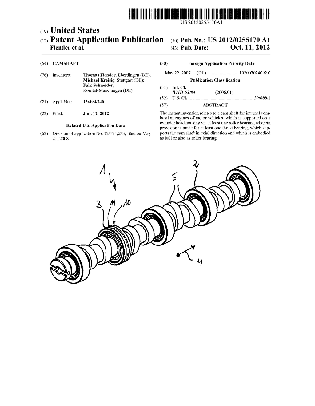 CAMSHAFT - diagram, schematic, and image 01