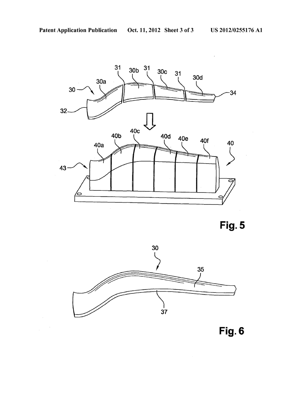 METHOD FOR PRODUCING A METAL REINFORCEMENT FOR A TURBINE ENGINE BLADE - diagram, schematic, and image 04