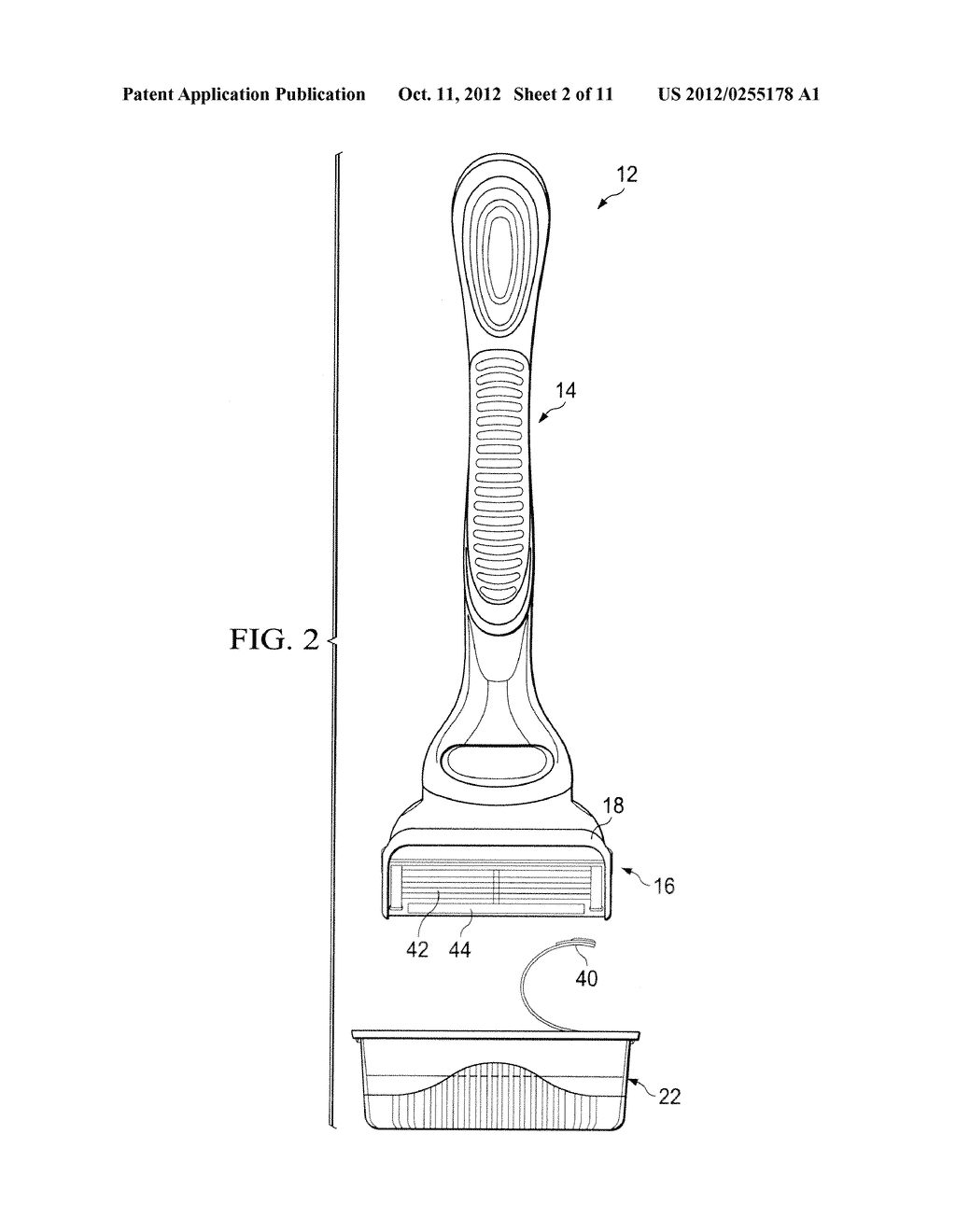 RAZORS AND KITS FOR APPLYING SHAVING AIDS - diagram, schematic, and image 03