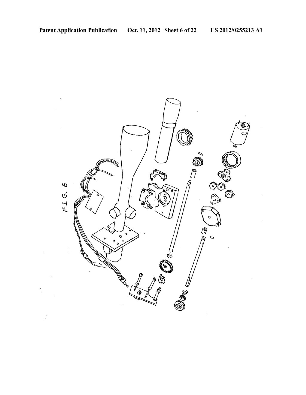 Electric variable magnification rifle gun telescope drive, and accessory     power driver/power supply/pressure-velocity meter/audible level - diagram, schematic, and image 07