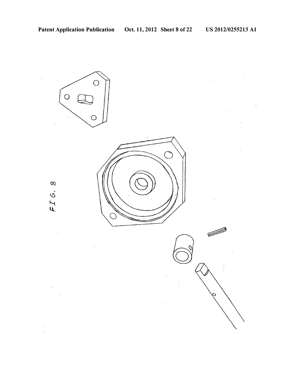 Electric variable magnification rifle gun telescope drive, and accessory     power driver/power supply/pressure-velocity meter/audible level - diagram, schematic, and image 09