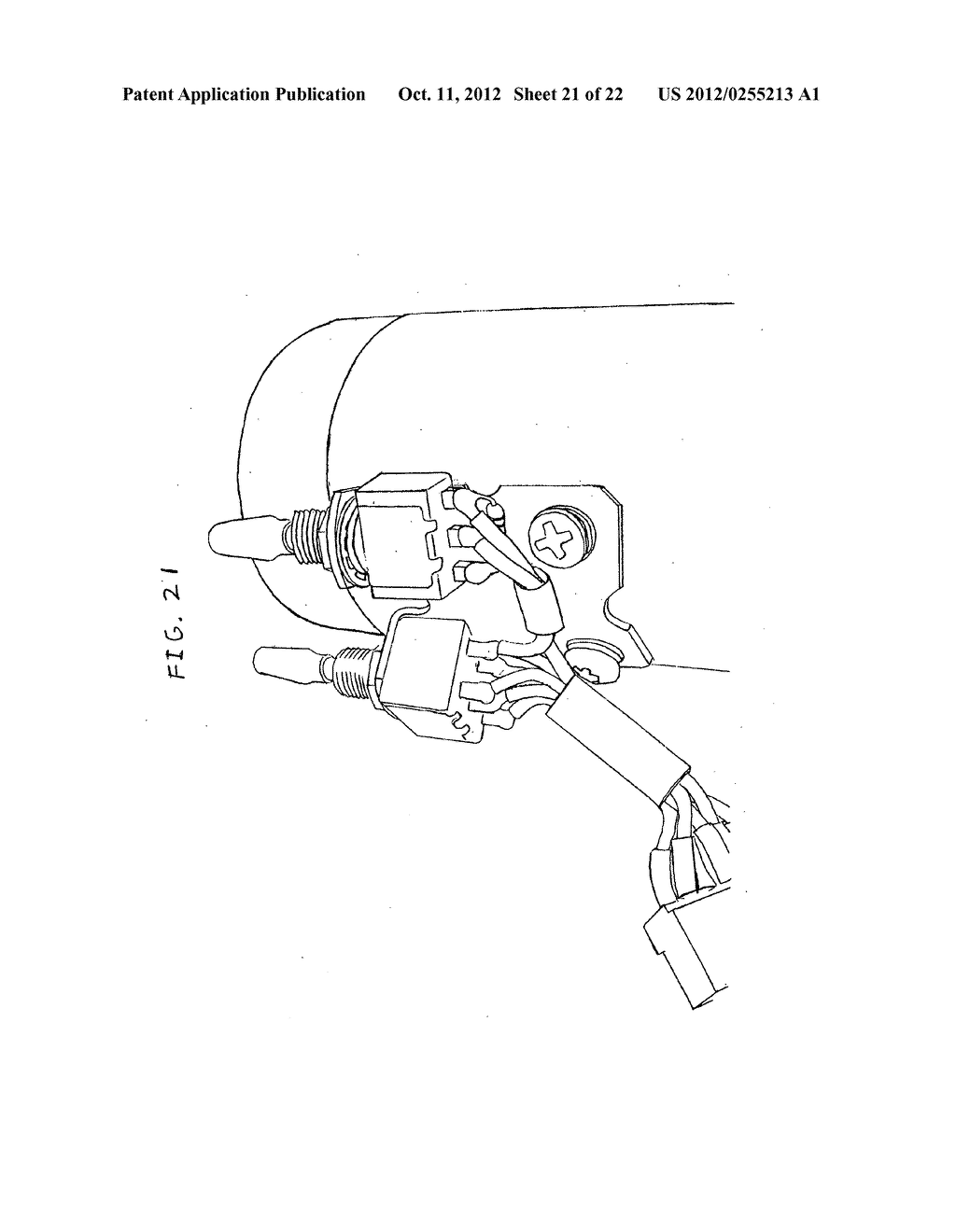 Electric variable magnification rifle gun telescope drive, and accessory     power driver/power supply/pressure-velocity meter/audible level - diagram, schematic, and image 22