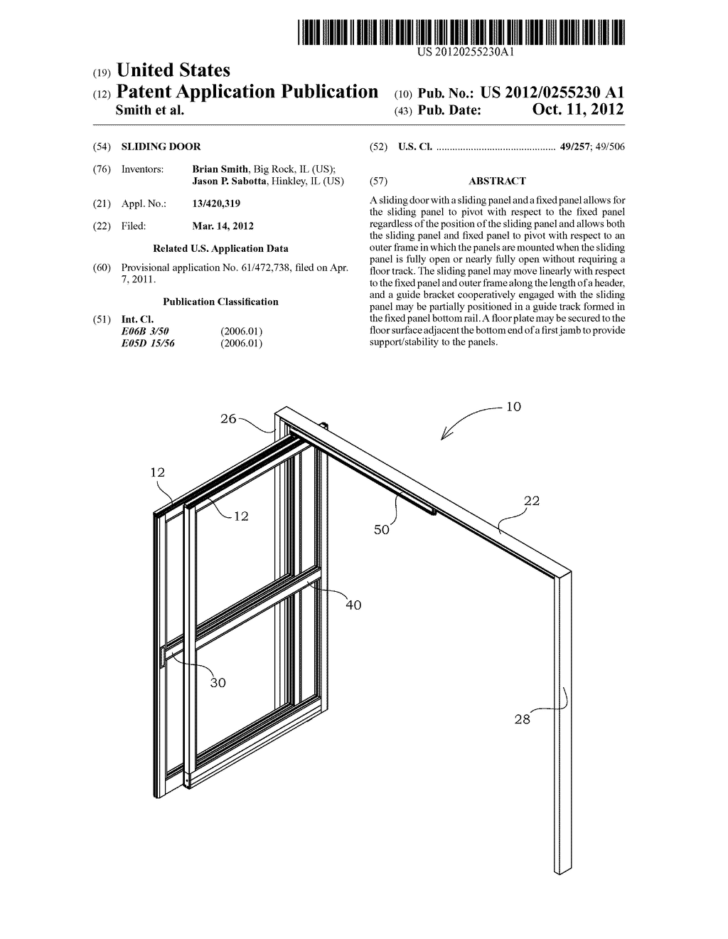 Sliding Door - diagram, schematic, and image 01