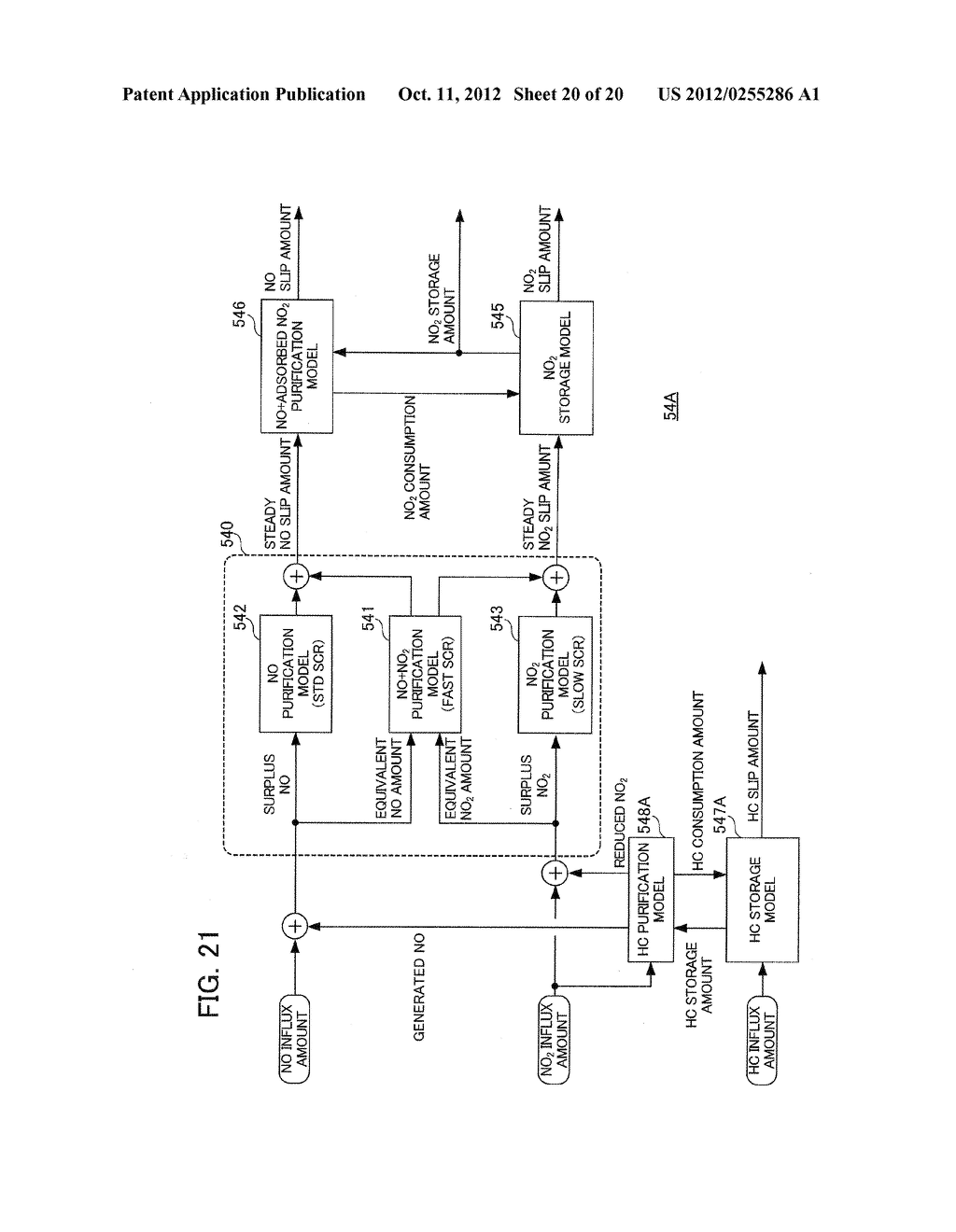 EXHAUST PURIFICATION SYSTEM FOR INTERNAL COMBUSTION ENGINE - diagram, schematic, and image 21