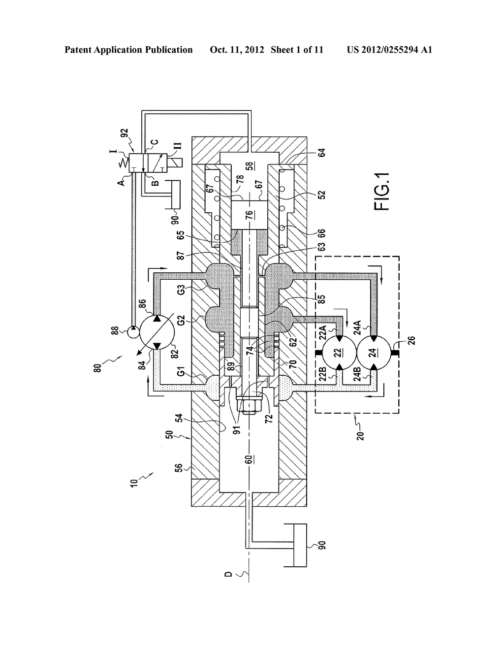 HYDROSTATIC TRANSMISSION APPARATUS MAKING IMPROVED BRAKING POSSIBLE - diagram, schematic, and image 02