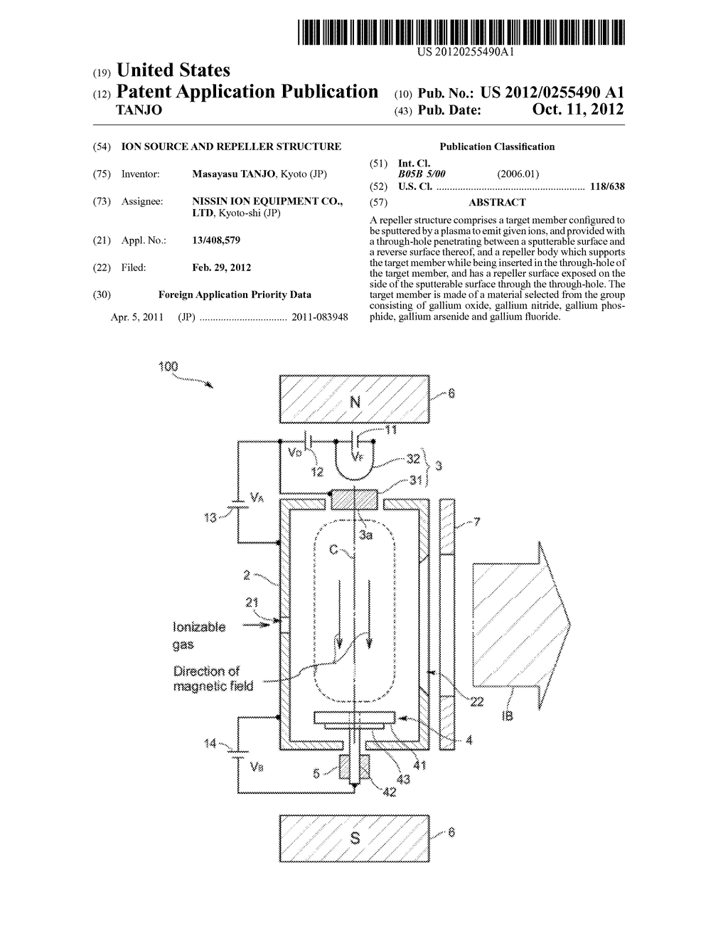 ION SOURCE AND REPELLER STRUCTURE - diagram, schematic, and image 01