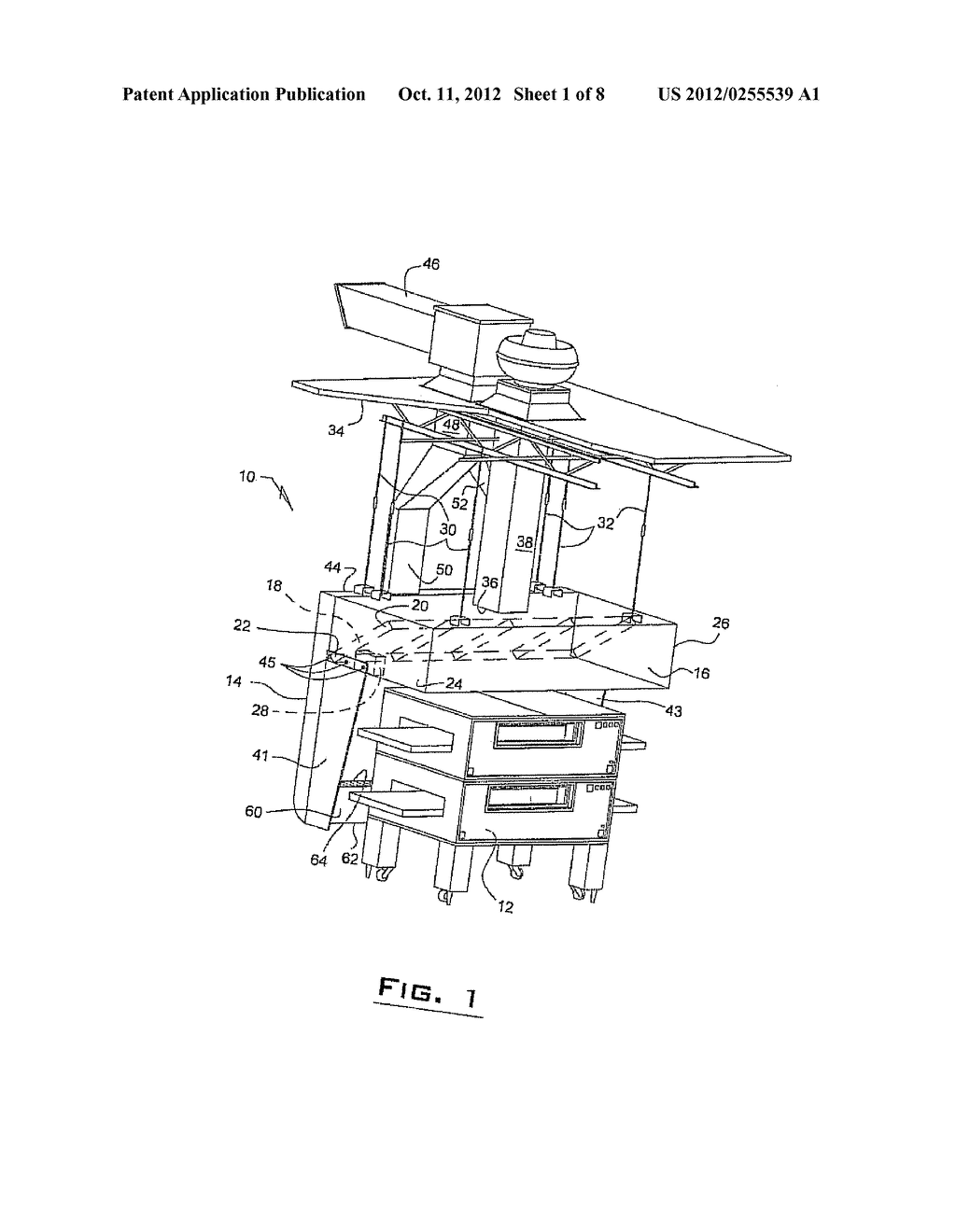 OVERHEAD VENTILATION SYSTEM INCORPORATING A DOWNWARDLY CONFIGURED REAR     SUPPLY PLENUM WITH UPWARD CONFIGURED DIRECTIONAL OUTLET AND INCLUDING     BAFFLE PLATES AND DAMPENERS INCORPORATED INTO THE PLENUM FOR EVENLY     DISTRIBUTING AN INLET AIRFLOW THROUGH THE PLENUM OUTLET - diagram, schematic, and image 02