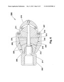 SELF REGULATING FLUID BEARING HIGH PRESSURE ROTARY NOZZLE WITH BALANCED     THRUST FORCE diagram and image