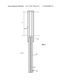 Winding Section in a Slitter Winder for a Fibrous Web and Apparatus for     Bringing a Fastening Means onto the Surface of a Partial Web diagram and image