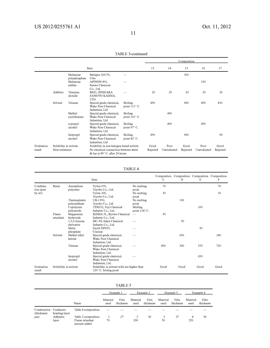 ADHESIVE FILM AND FLAT CABLE USING SAME - diagram, schematic, and image 14