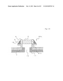 ASSEMBLY STRUCTURE FOR INJECTION MOLDED SUBSTRATE AND FOR MOUNTING     COMPONENT diagram and image