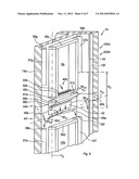 ELEVATOR SYSTEM HAVING A CAR-SIDE EXTINGUISHING WATER DRAIN SYSTEM diagram and image