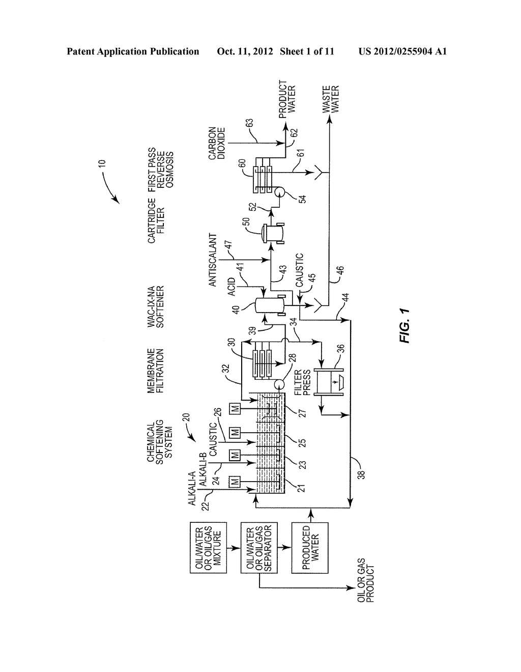 Method of Recovering Oil or Gas and Treating the Resulting Produced Water - diagram, schematic, and image 02