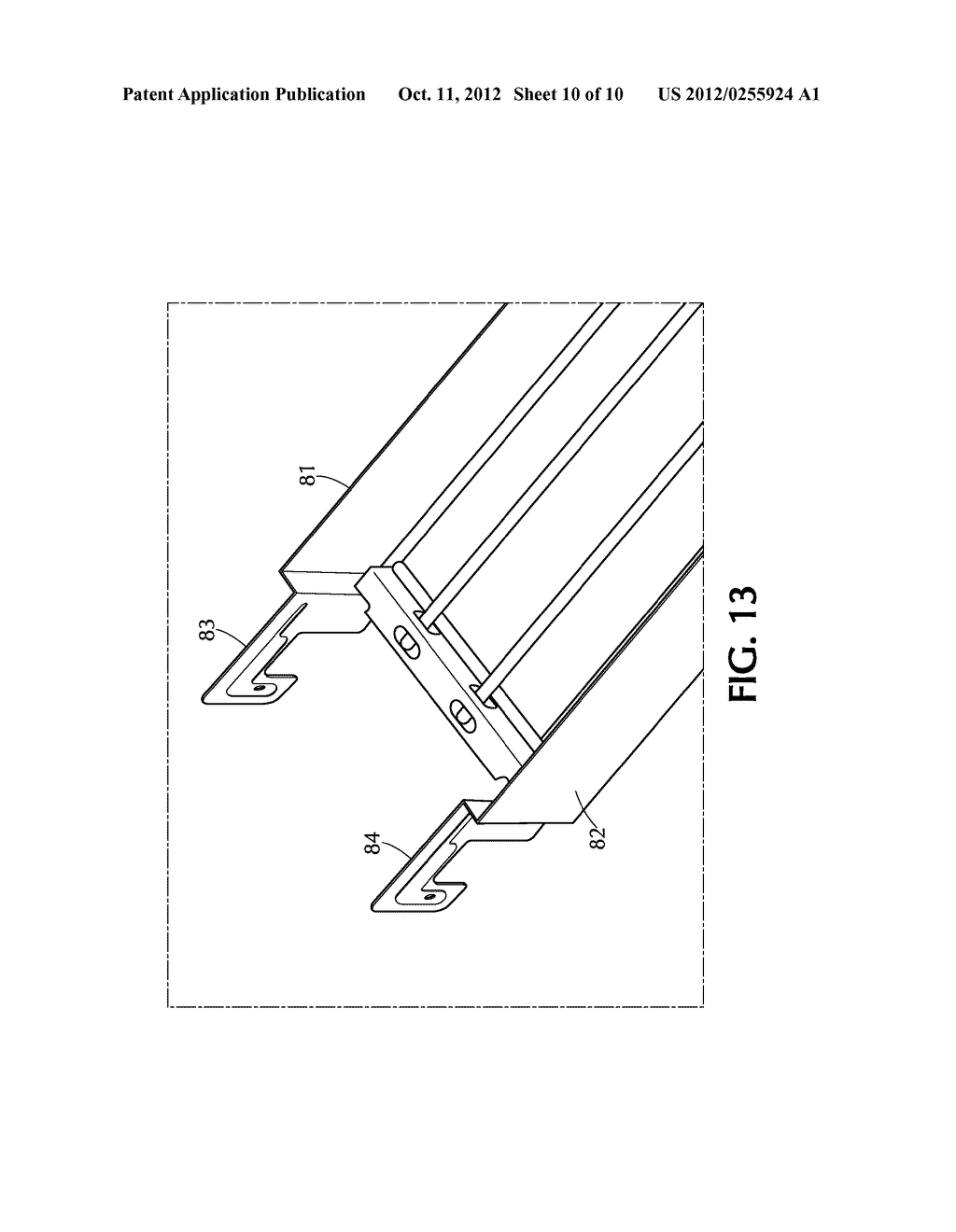 DISPLAY TRAY AND BAR, AND MOUNTING BRACKET THEREFOR - diagram, schematic, and image 11