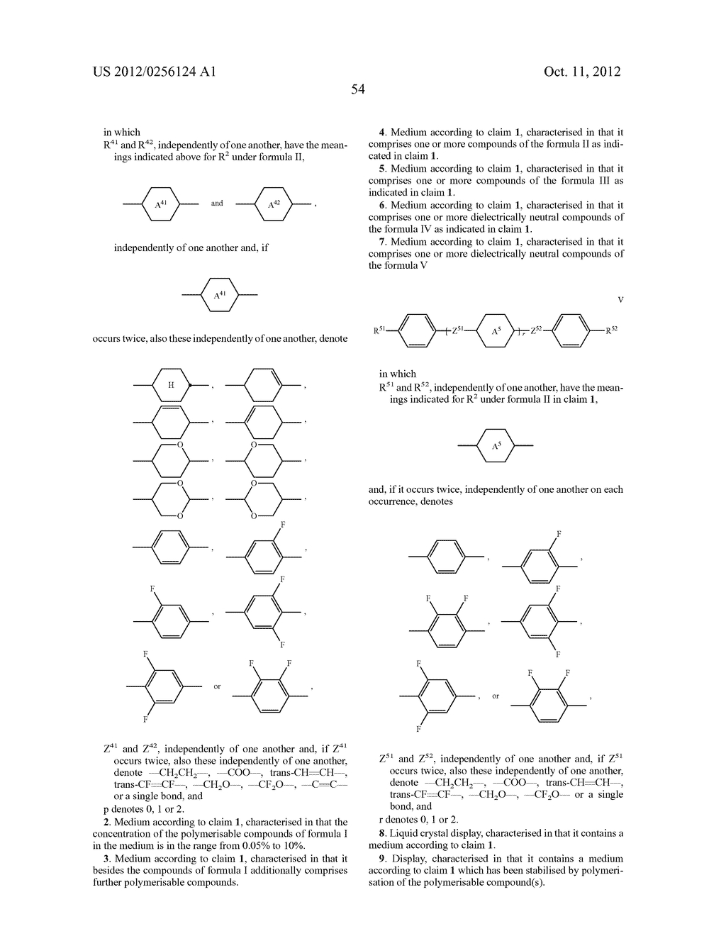 LIQUID-CRYSTALLINE MEDIUM AND LIQUID-CRYSTAL DISPLAY - diagram, schematic, and image 55
