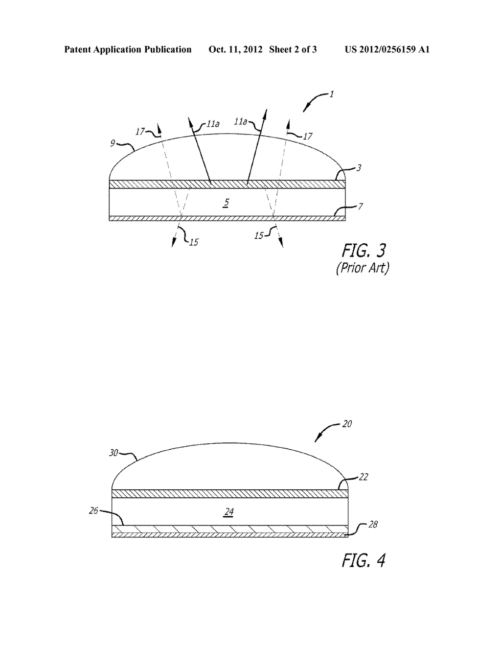 LED Device Architecture Employing Novel Optical Coating and Method of     Manufacture - diagram, schematic, and image 03