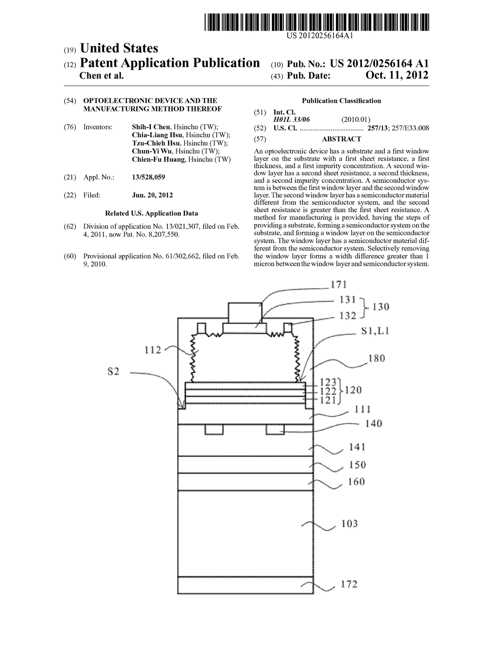 OPTOELECTRONIC DEVICE AND THE MANUFACTURING METHOD THEREOF - diagram, schematic, and image 01