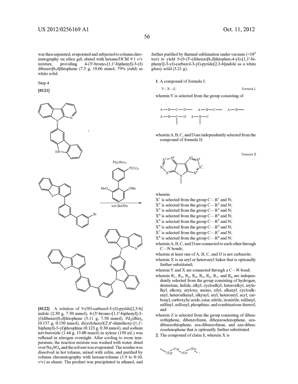 SUBSTITUTED OLIGOAZACARBAZOLES FOR LIGHT EMITTING DIODES - diagram, schematic, and image 62