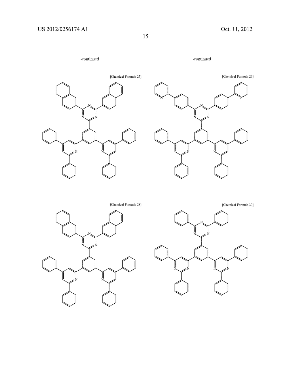 COMPOUND FOR AN ORGANIC PHOTOELECTRIC DEVICE, ORGANIC PHOTOELECTRIC DEVICE     INCLUDING THE SAME, AND DISPLAY DEVICE INCLUDING THE ORGANIC     PHOTOELECTRIC DEVICE - diagram, schematic, and image 19