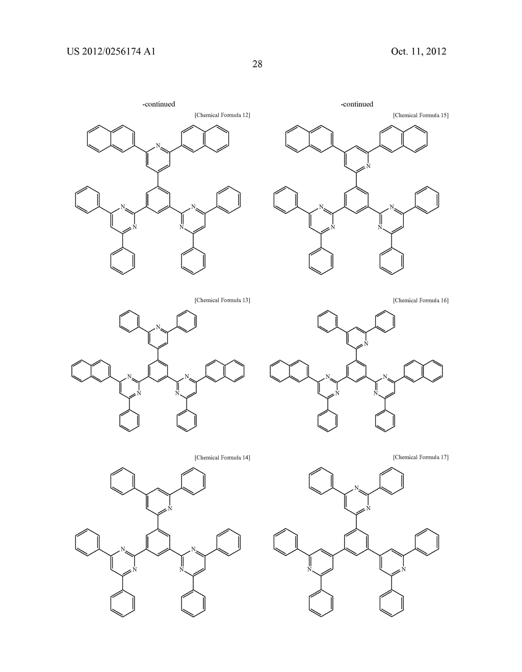 COMPOUND FOR AN ORGANIC PHOTOELECTRIC DEVICE, ORGANIC PHOTOELECTRIC DEVICE     INCLUDING THE SAME, AND DISPLAY DEVICE INCLUDING THE ORGANIC     PHOTOELECTRIC DEVICE - diagram, schematic, and image 32