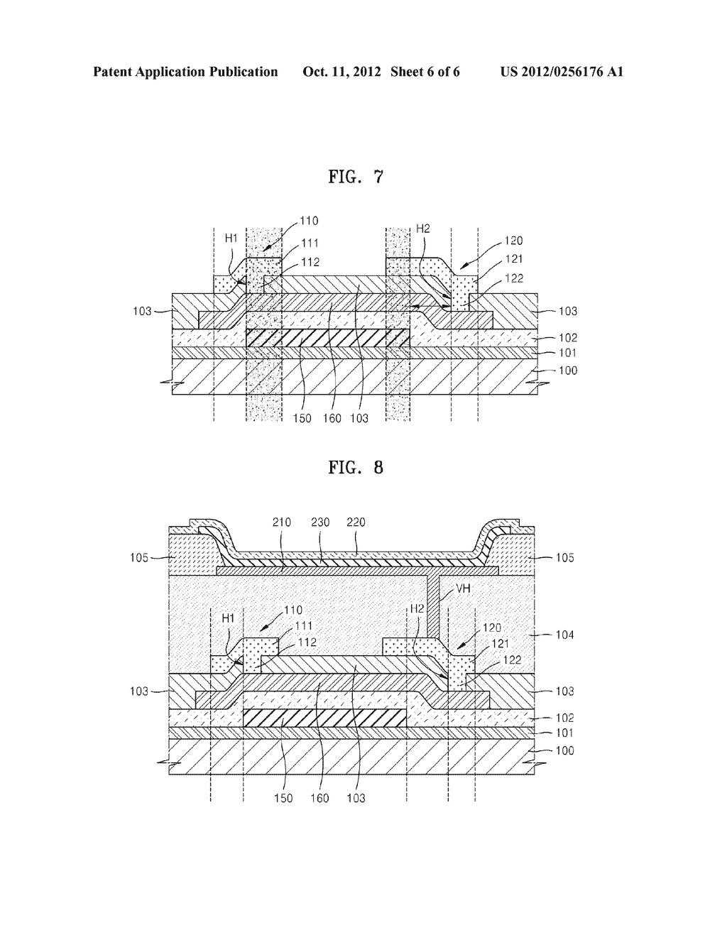 THIN FILM TRANSISTOR, ORGANIC LUMINESCENCE DISPLAY INCLUDING THE SAME, AND     METHOD OF MANUFACTURING THE ORGANIC LUMINESCENCE DISPLAY - diagram, schematic, and image 07