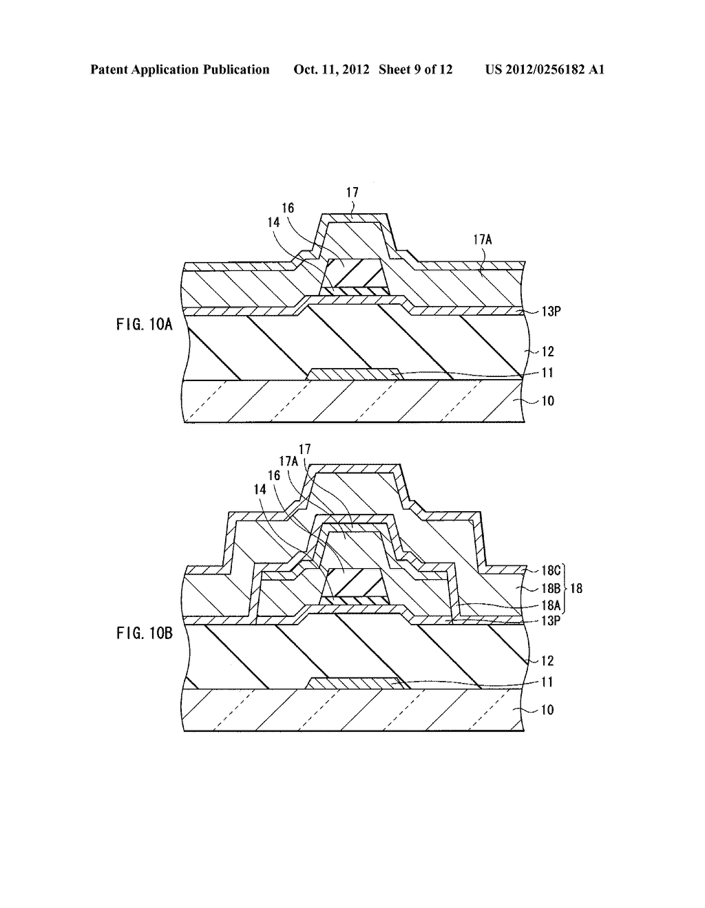 METHOD OF MANUFACTURING THIN FILM TRANSISTOR, THIN FILM TRANSISTOR, AND     DISPLAY UNIT - diagram, schematic, and image 10