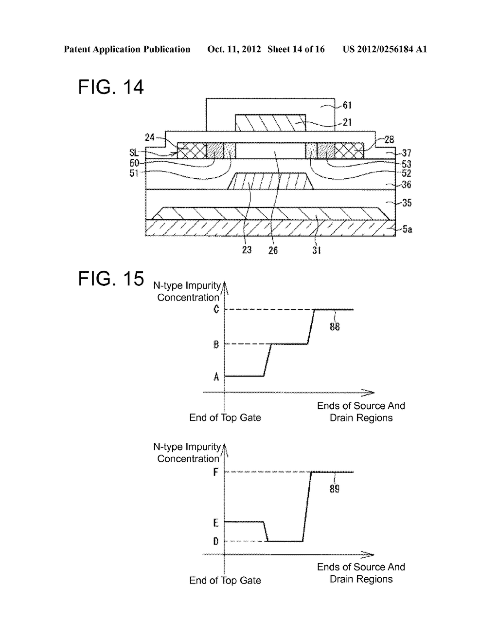 SEMICONDUCTOR DEVICE, ACTIVE MATRIX SUBSTRATE AND DISPLAY DEVICE - diagram, schematic, and image 15